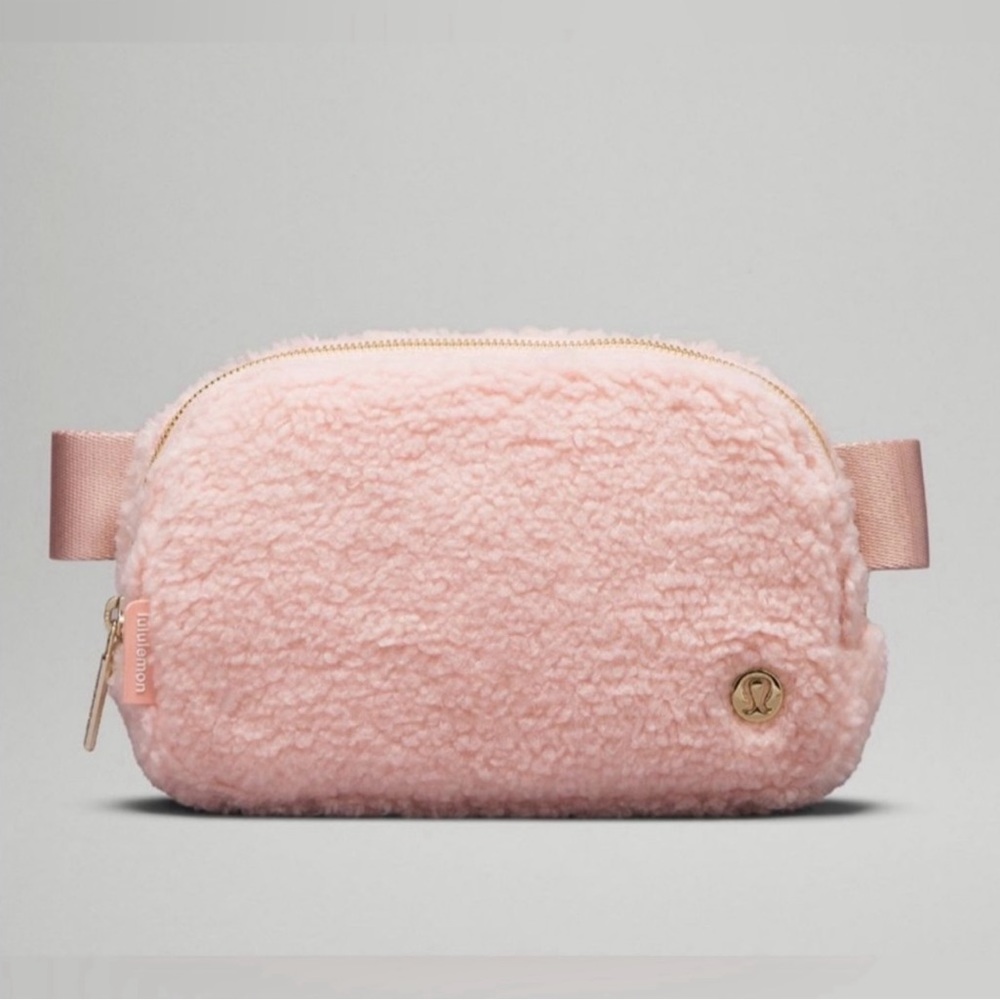 Lululemon Pink Sherpa Belt Bag